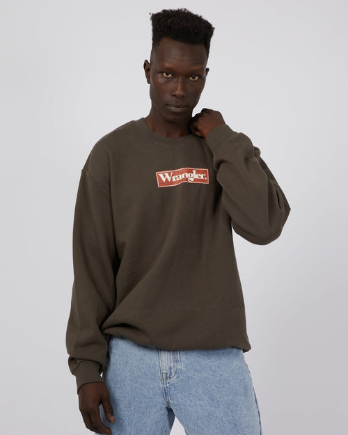 Wrangler-Wrangled Slacker Sweater Slate-Edge Clothing