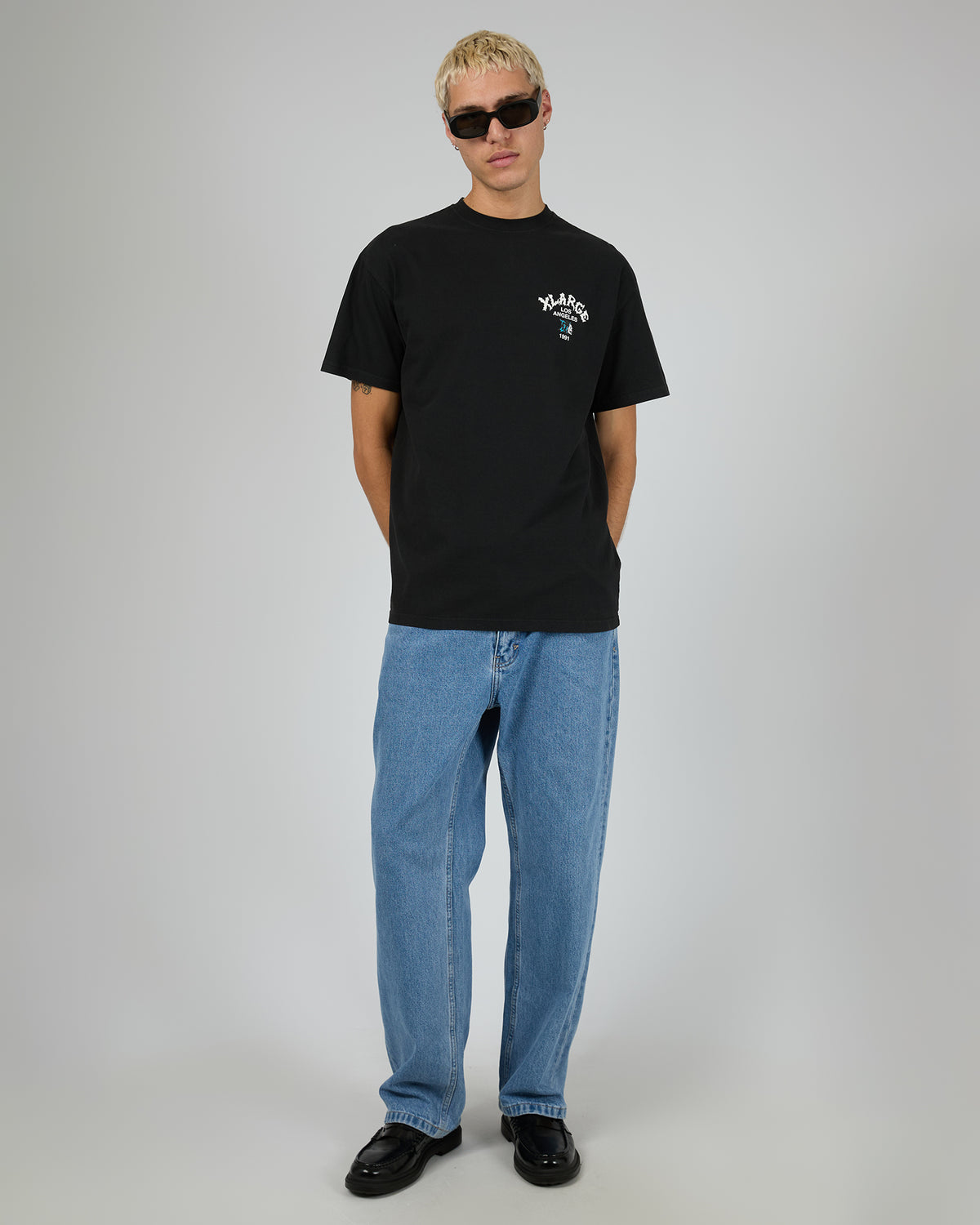 Skull La Ss Tee Black