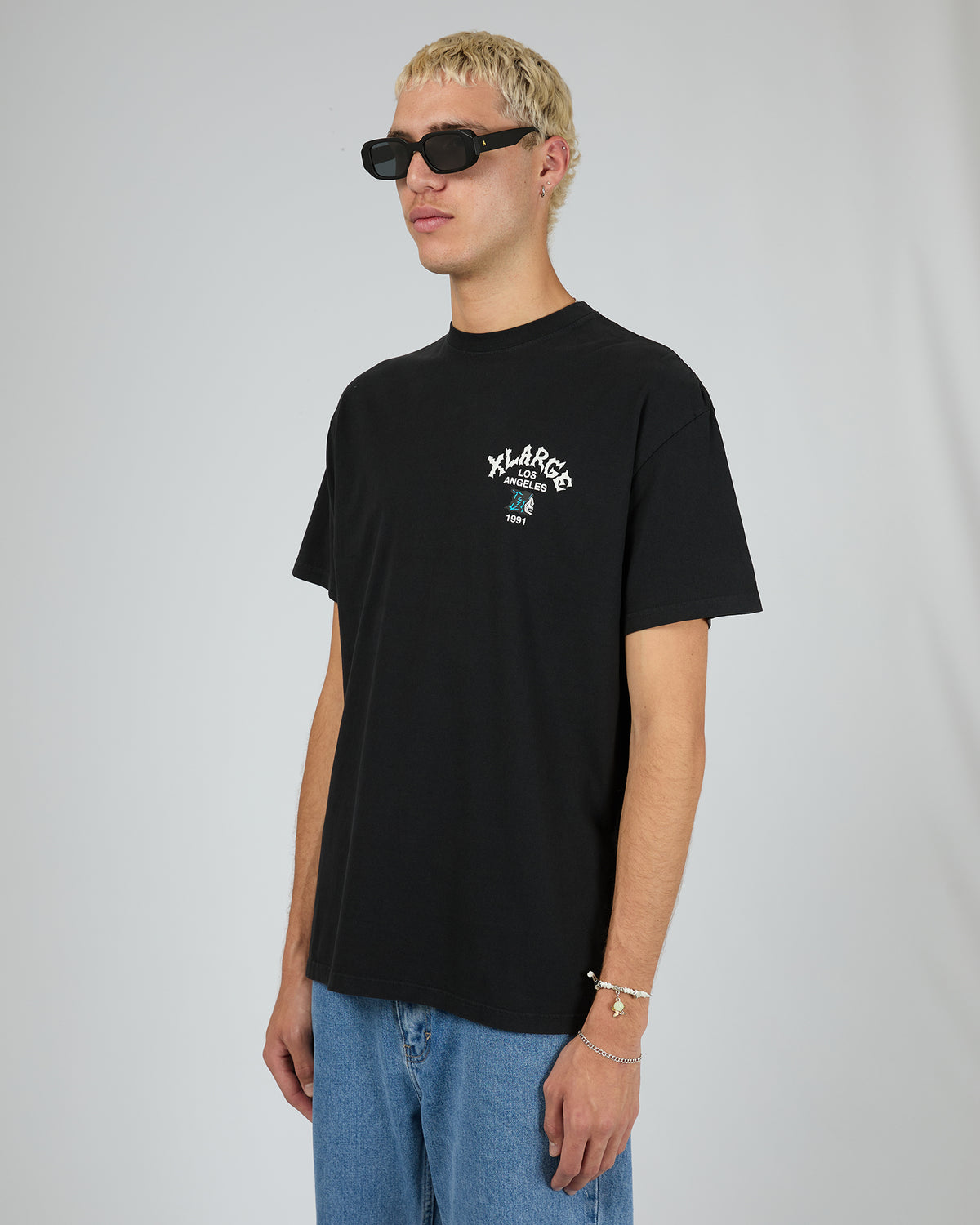 Skull La Ss Tee Black