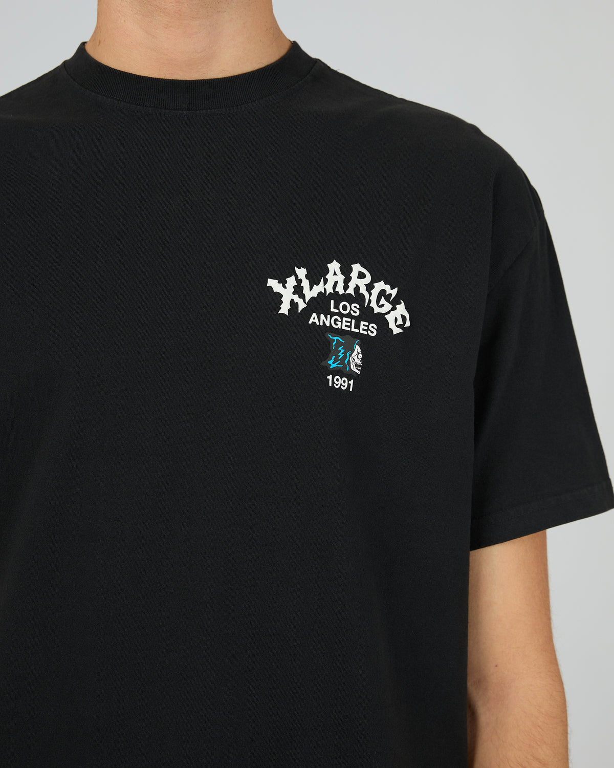 Skull La Ss Tee Black