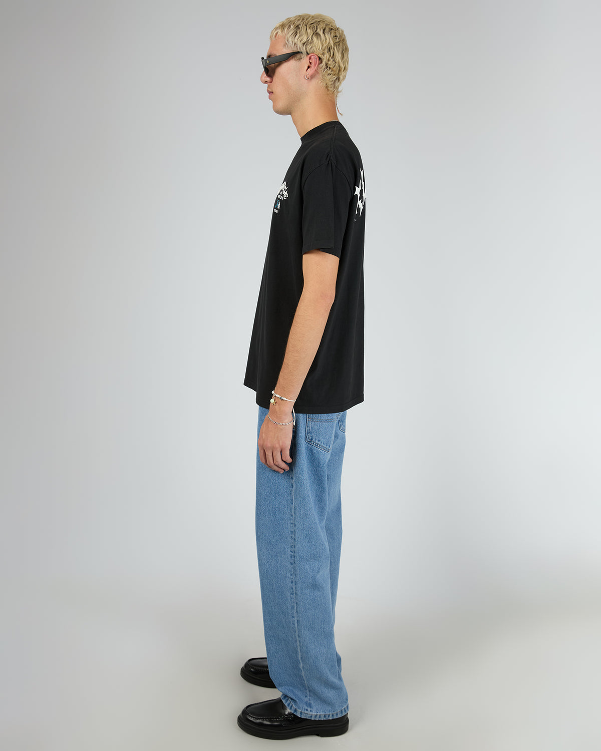 Skull La Ss Tee Black