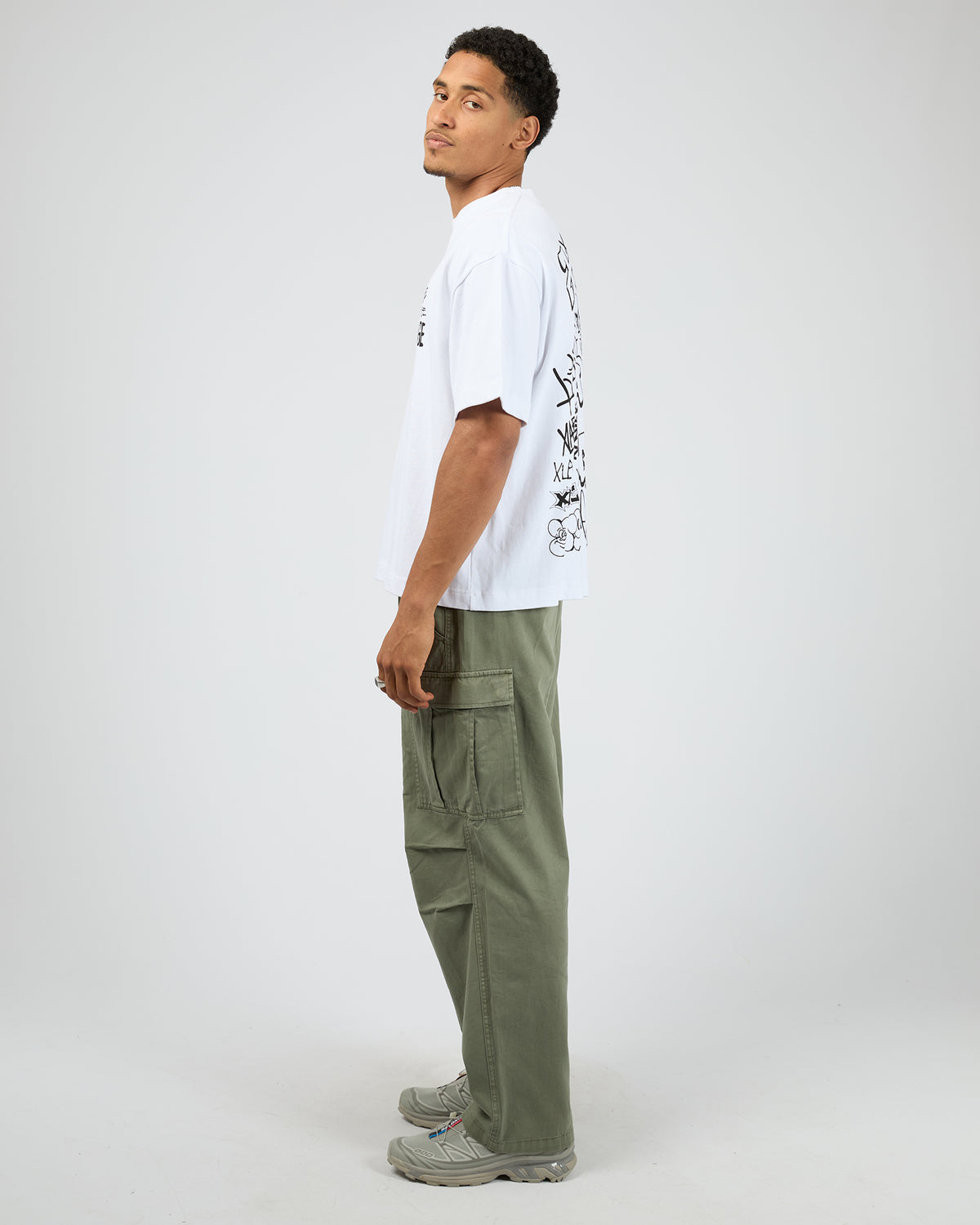 Slam Gorilla Tee White