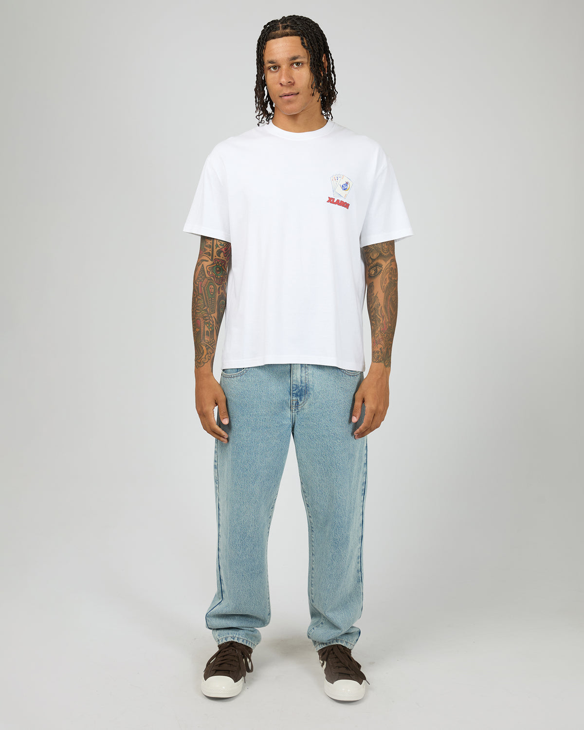 Cards Short Sleeve Tee White