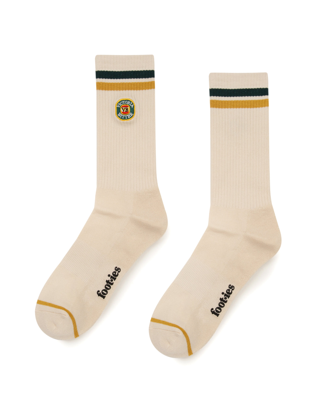 Retro Fresh Sneaker Sock 2 Pack White Green