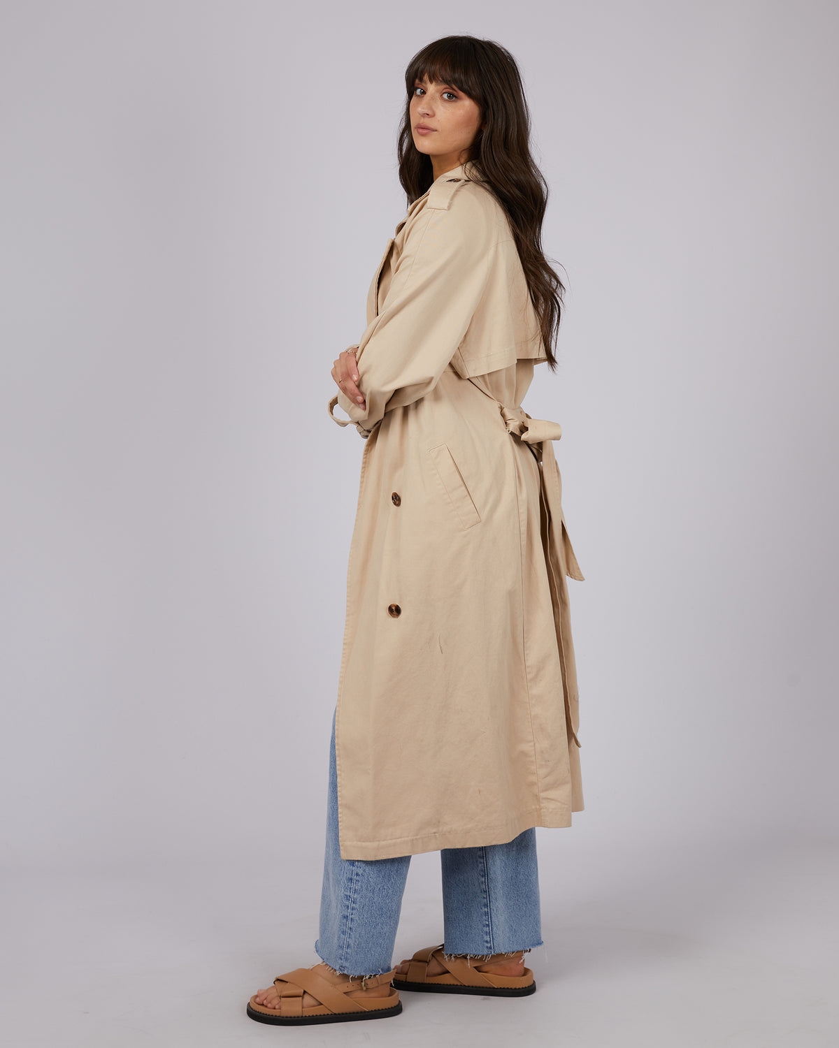 Emerson Trench Coat Tan