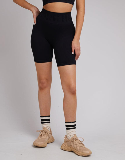 Remi Rib Bike Short Black