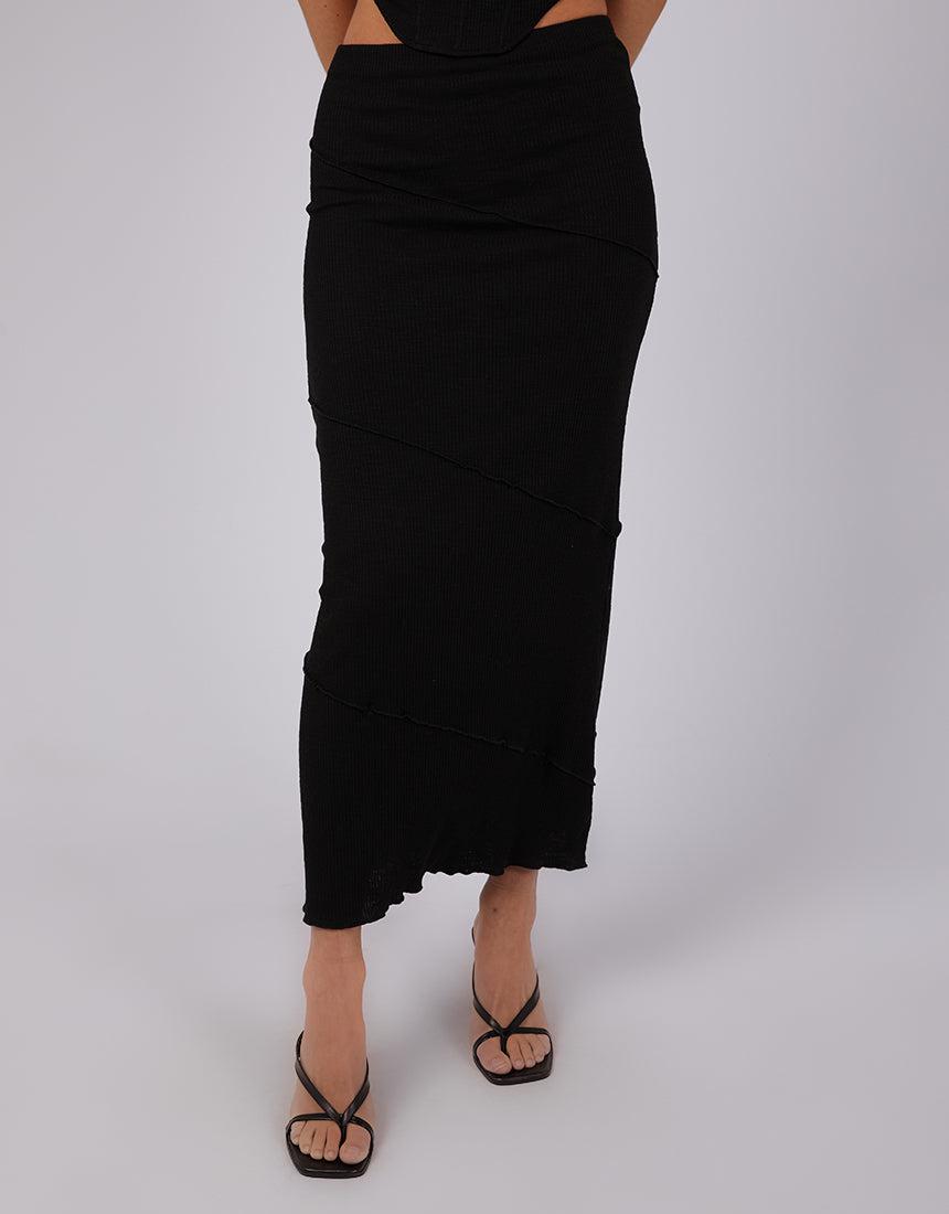 Tina Maxi Skirt Black