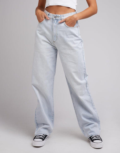 A Brand-A Carrie Jean Millie Organic Organic Bleach-Edge Clothing