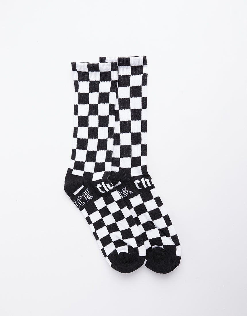 Afends-Chess Club Socks Black-Edge Clothing
