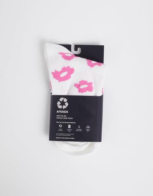 Afends-Digital Holiday Socks One Pack Off White-Edge Clothing