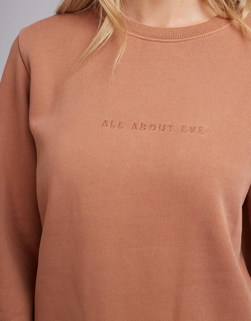 All About Eve-Aae Washed Crew Tan-Edge Clothing