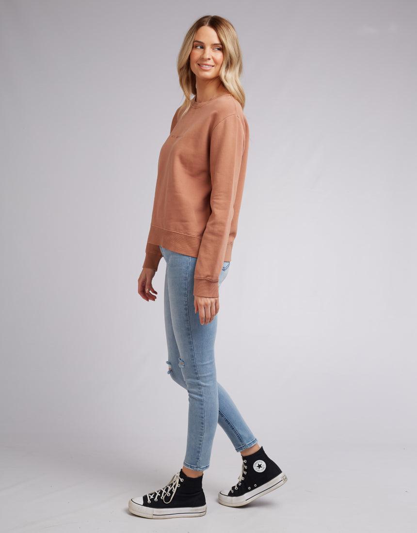 All About Eve-Aae Washed Crew Tan-Edge Clothing