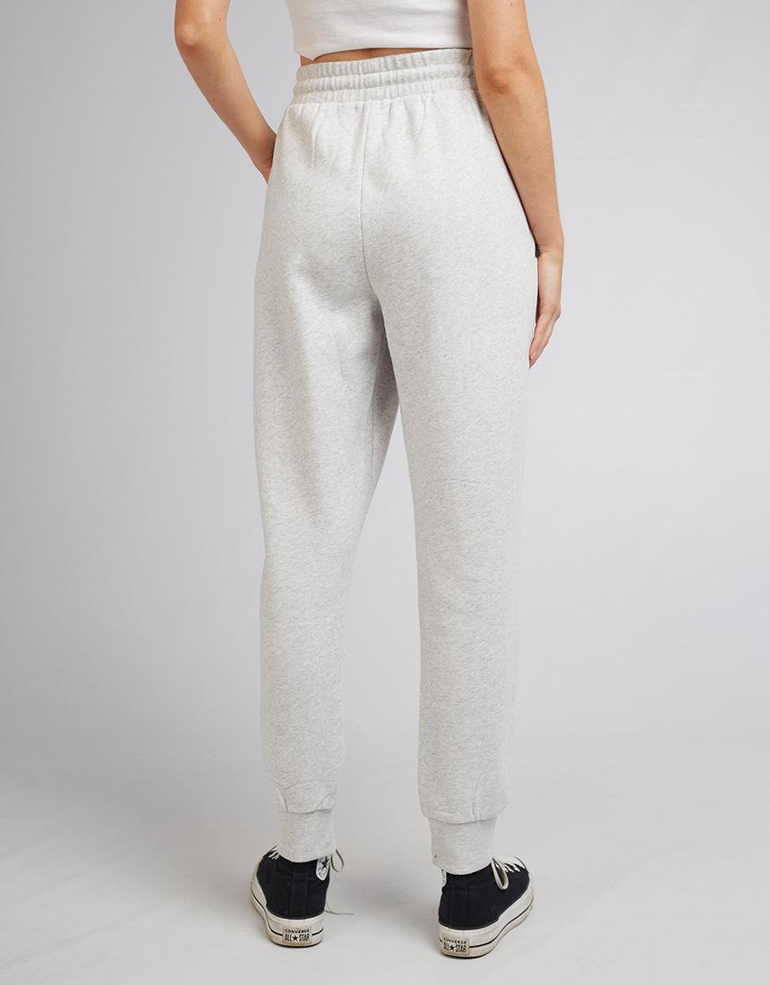 All About Eve-Aae Washed Trackpant Snow Marle-Edge Clothing