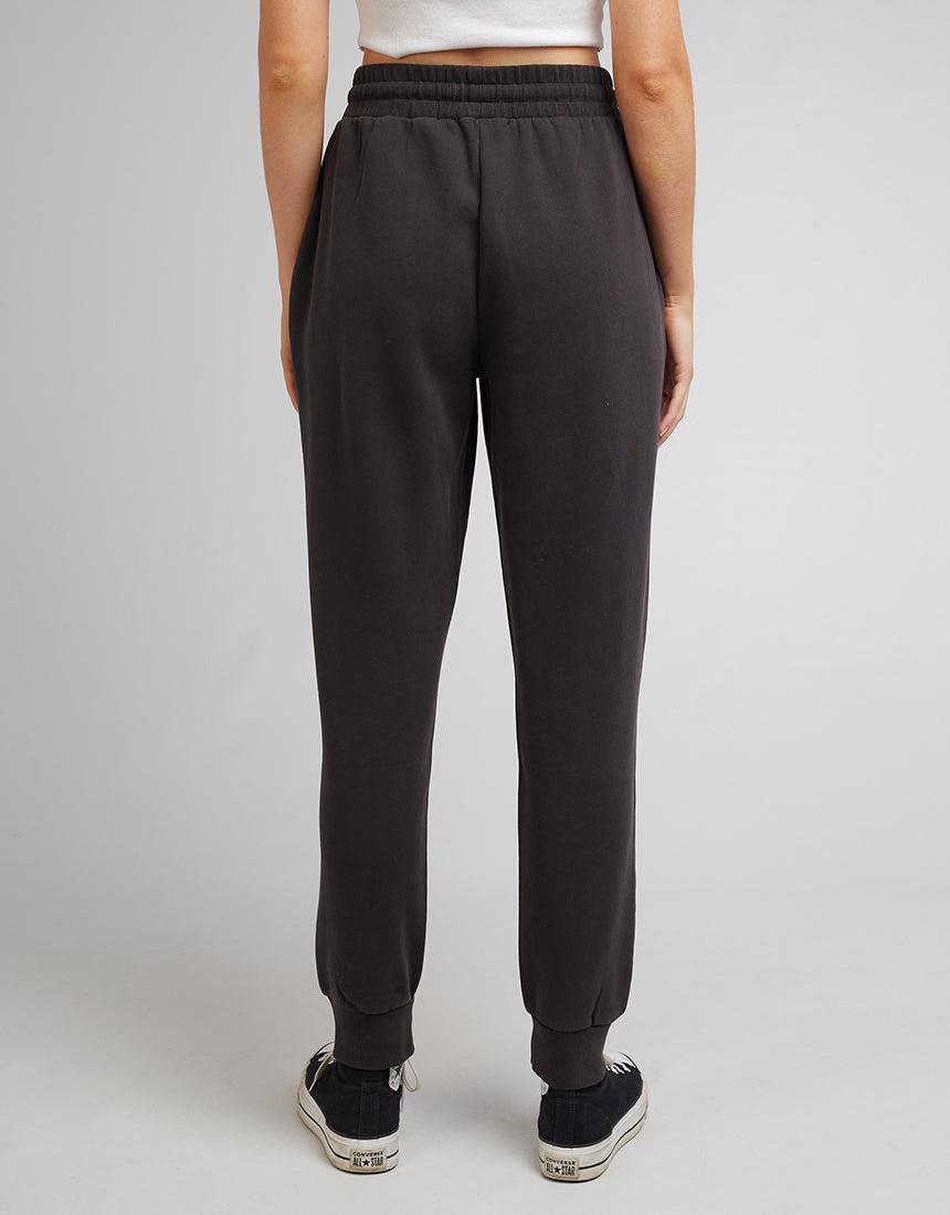 All About Eve-Aae Washed Trackpant Washed Black-Edge Clothing