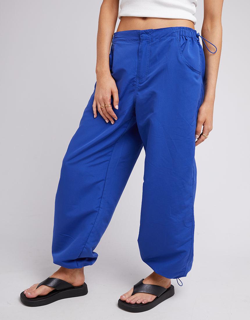 All About Eve-Alexis Parachute Pant Blue-Edge Clothing