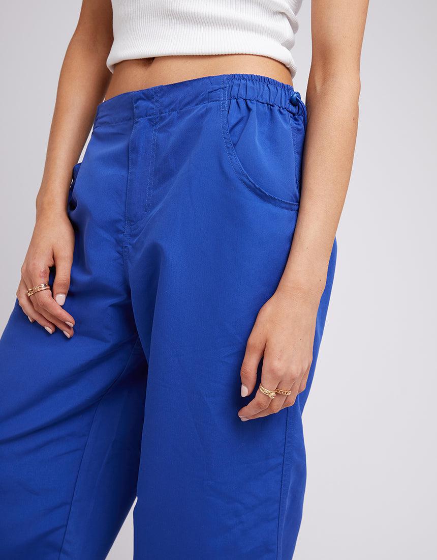 All About Eve-Alexis Parachute Pant Blue-Edge Clothing