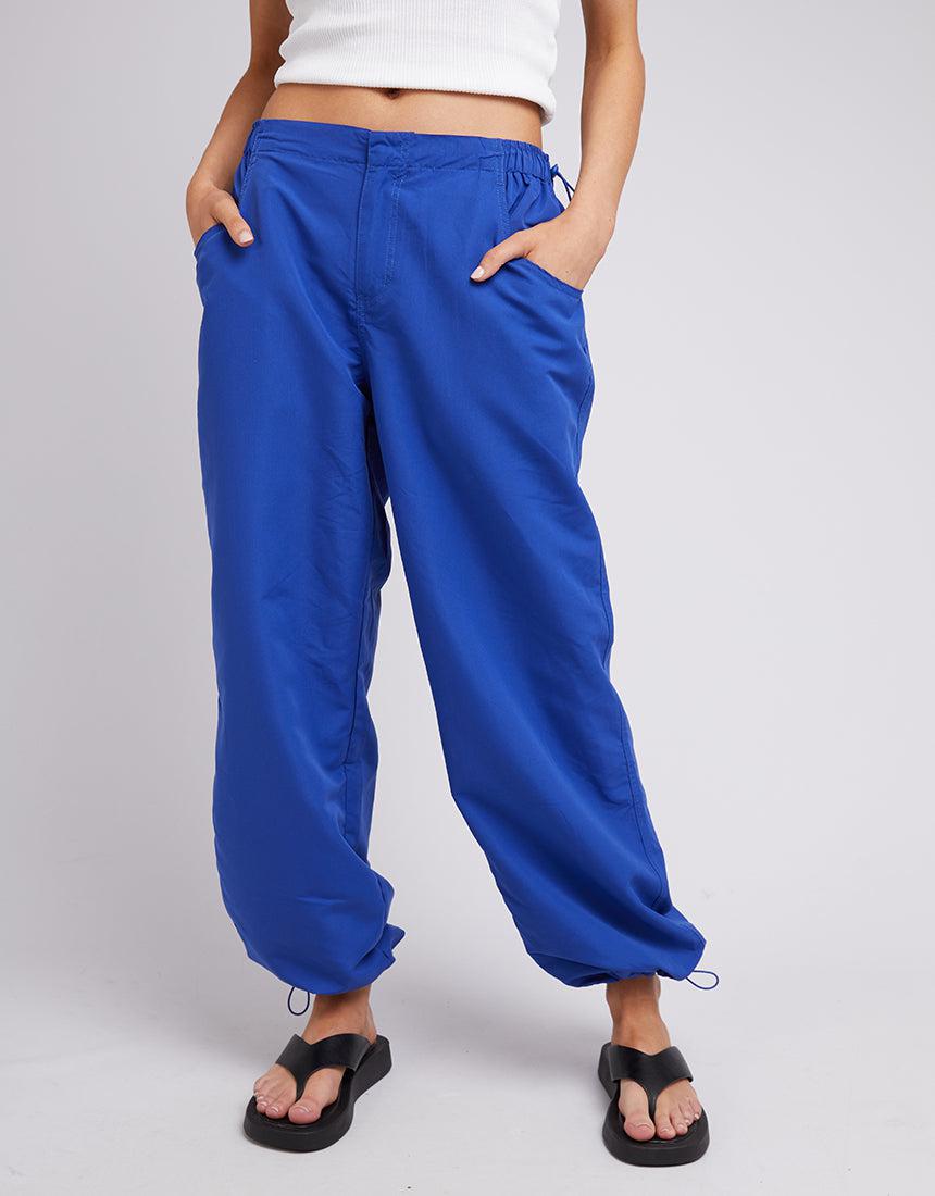 All About Eve-Alexis Parachute Pant Blue-Edge Clothing