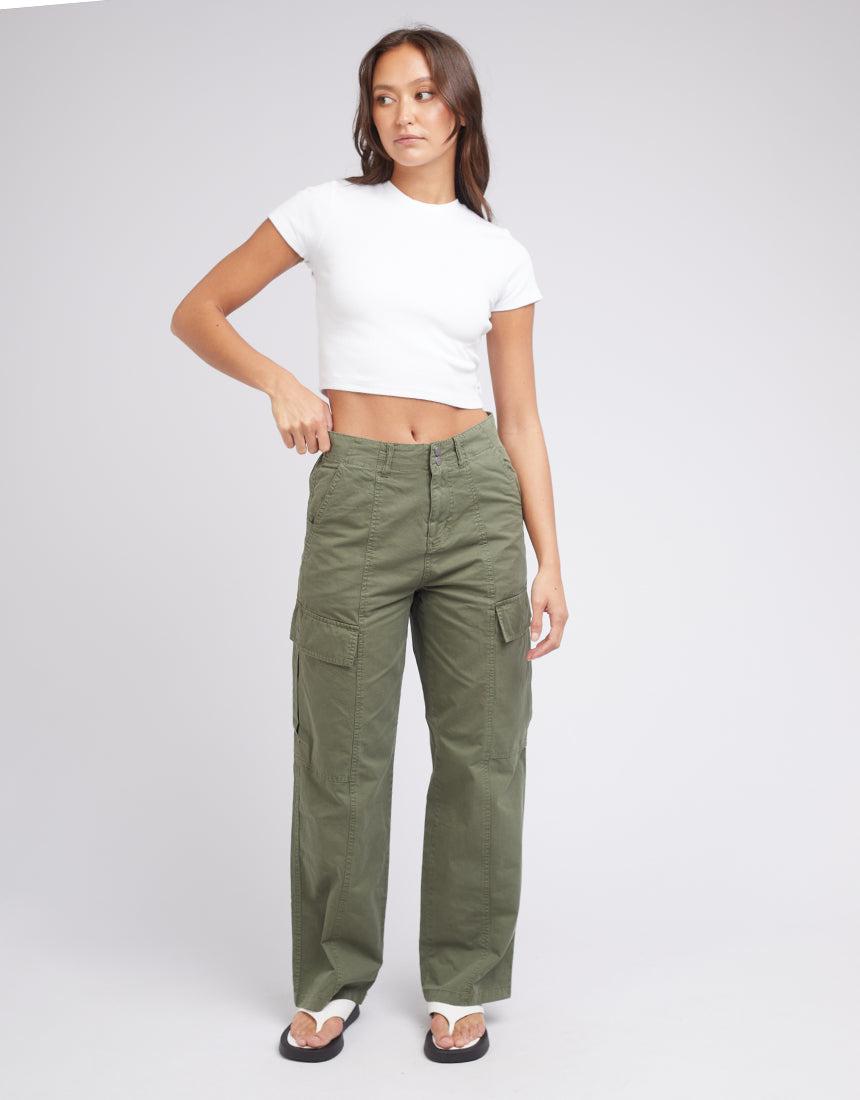 All About Eve-Jessie Cargo Pant Khaki-Edge Clothing