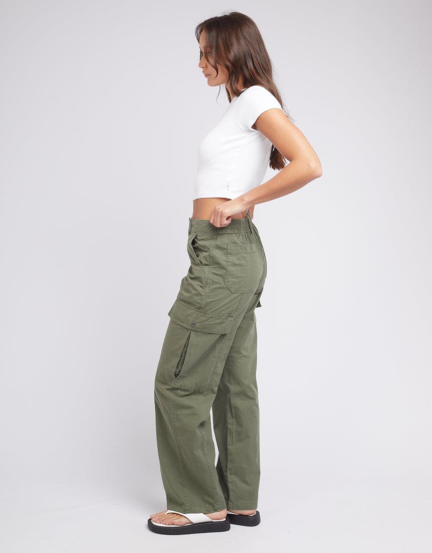 All About Eve-Jessie Cargo Pant Khaki-Edge Clothing