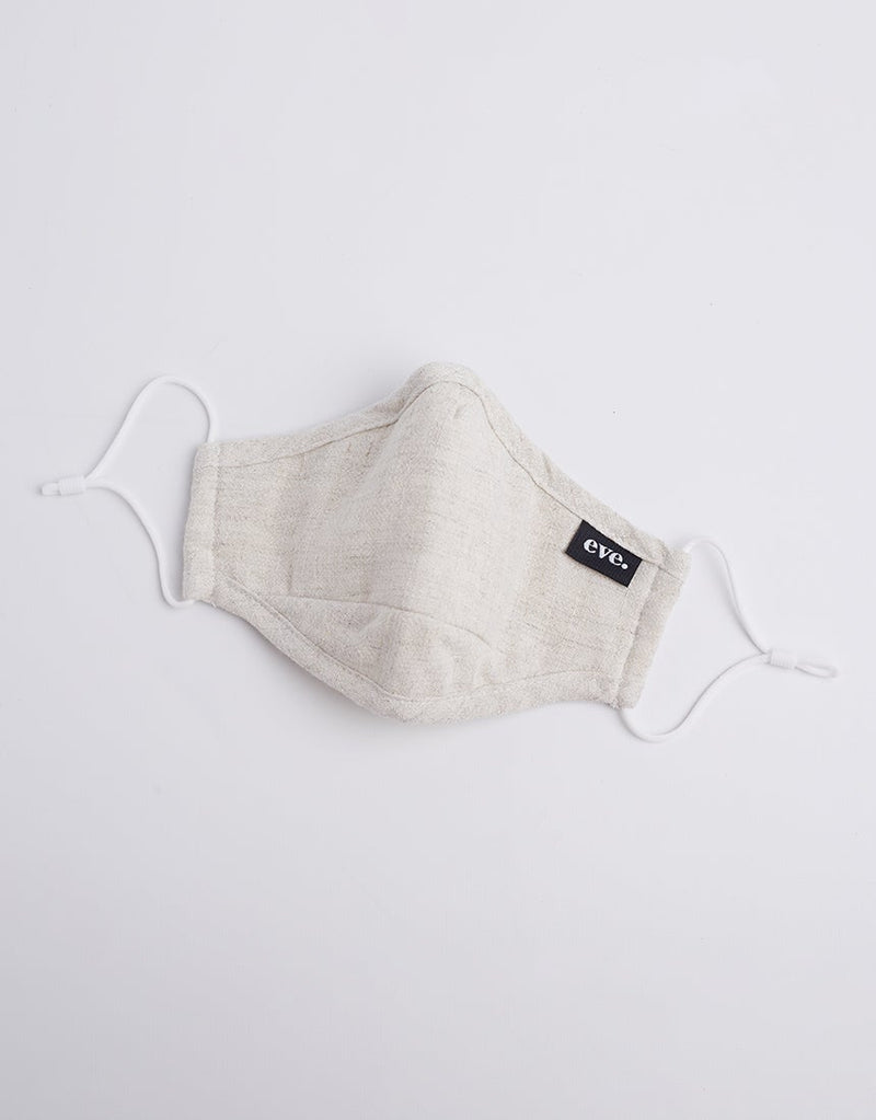 All About Eve-Linen Face Mask Natural-Edge Clothing
