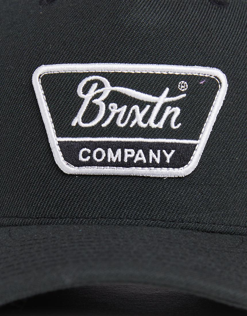 Brixton-Linwood C Mp Snapback Black White-Edge Clothing