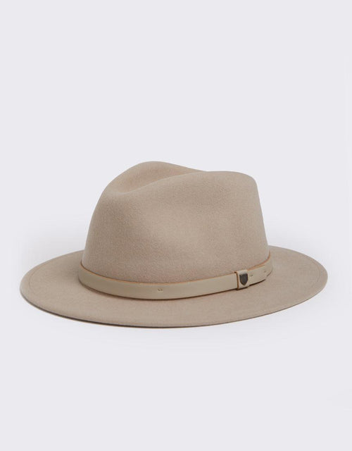 Brixton-Messer Fedora Light Fawn-Edge Clothing