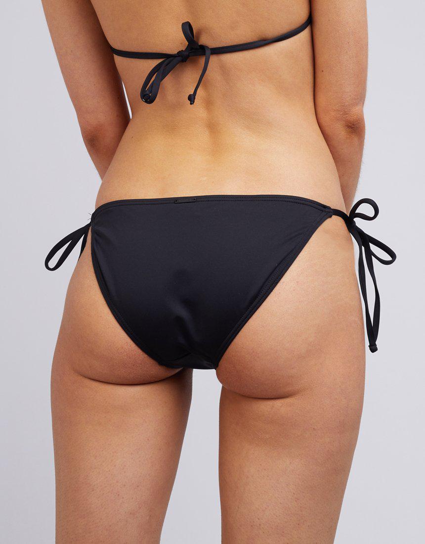 Eve Swim-Essentials Classic Tie Side Pant Black-Edge Clothing