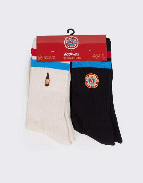 Foot-ies-Melbourne Bitter Long Neck 2 Pack Multicoloured-Edge Clothing