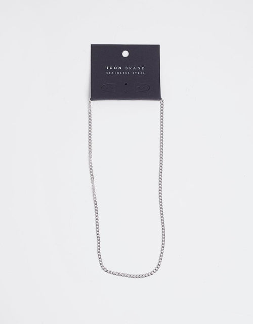 Icon-Stainless Steel Chain Necklace Silver-Edge Clothing