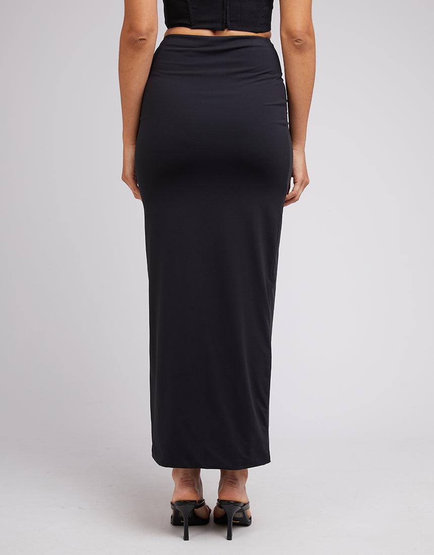 Jorge-Lia Maxi Skirt Black-Edge Clothing