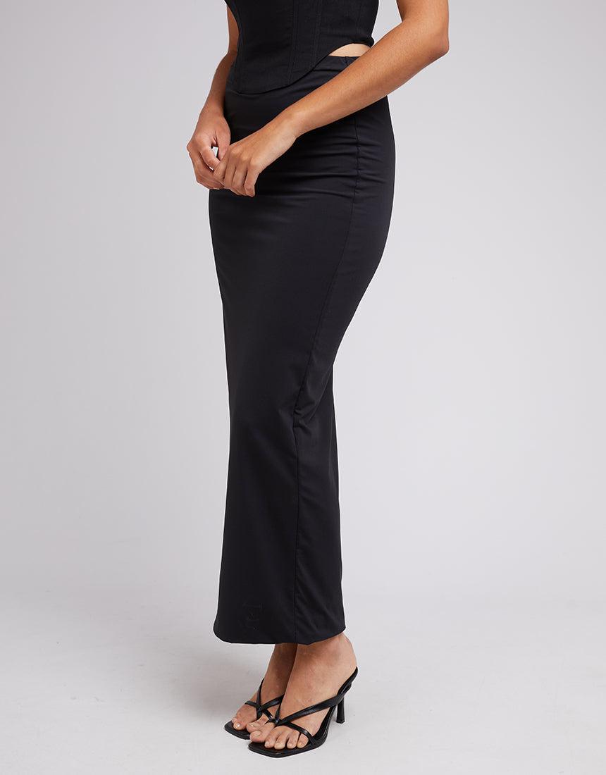 Jorge-Lia Maxi Skirt Black-Edge Clothing