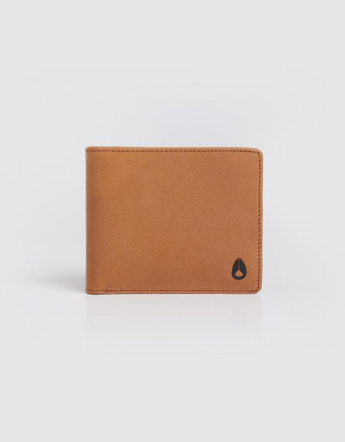 Nixon-Pass Leather Coin Wallet Tan-Edge Clothing