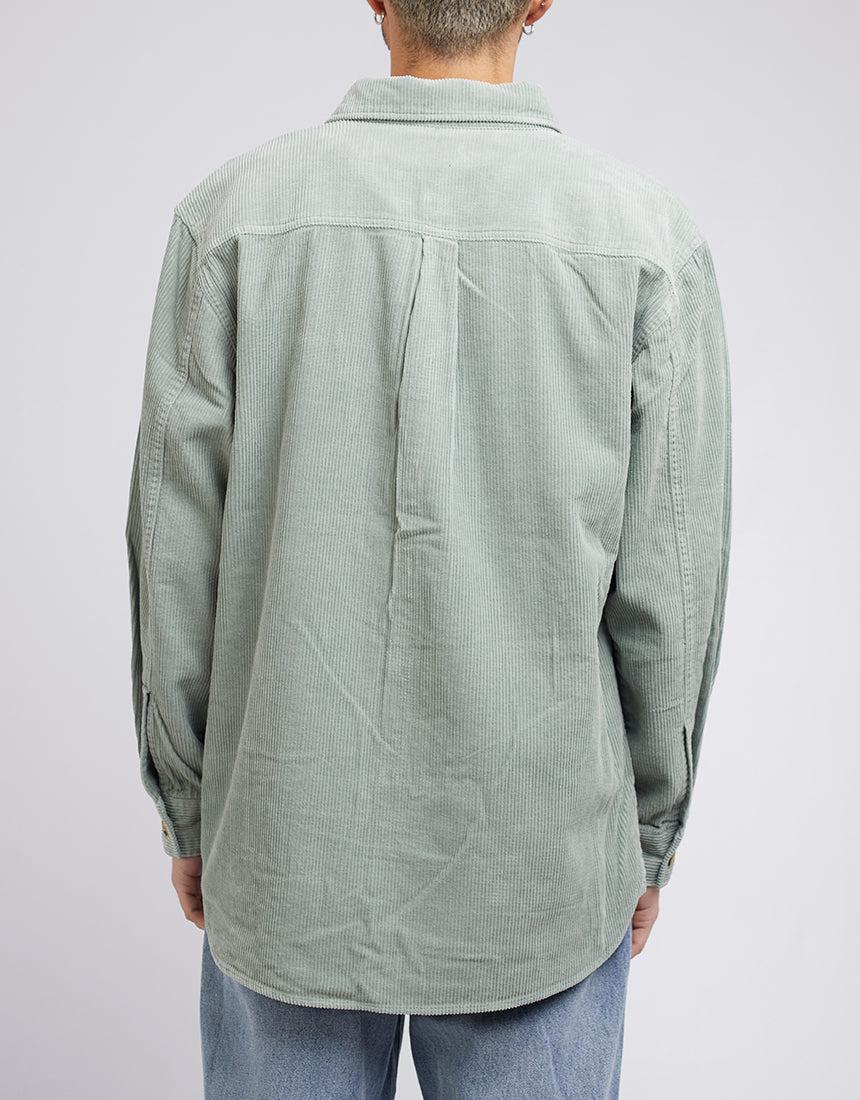Silent Theory-Cord Overshirt Mint-Edge Clothing