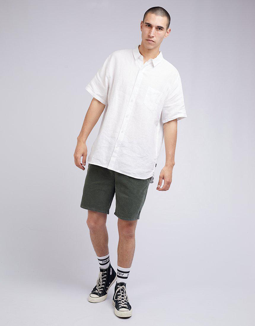 Silent Theory-Cord Short Green-Edge Clothing