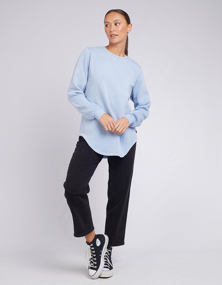Silent Theory Ladies-Classic Crew Blue-Edge Clothing