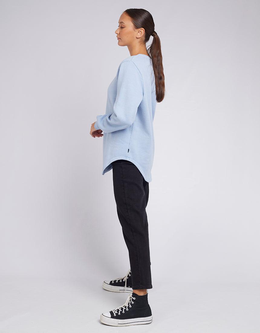 Silent Theory Ladies-Classic Crew Blue-Edge Clothing