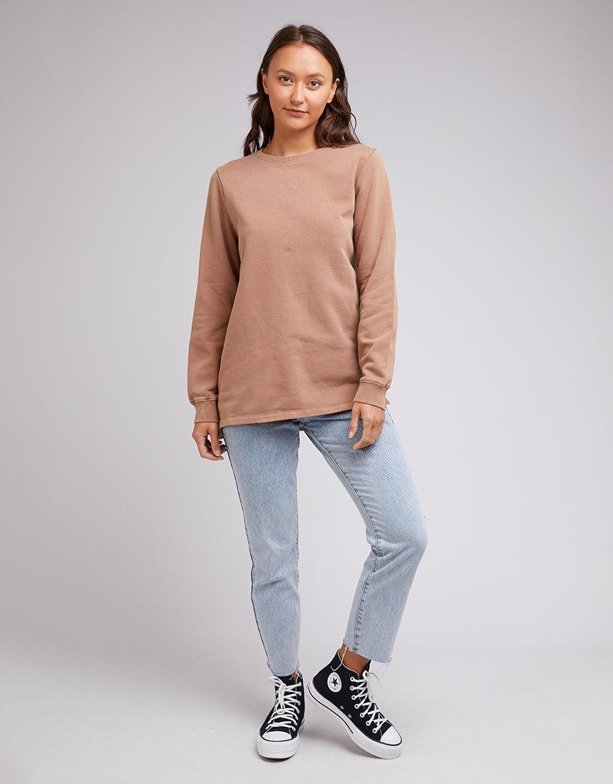 Silent Theory Ladies-Empire Crew Tan-Edge Clothing