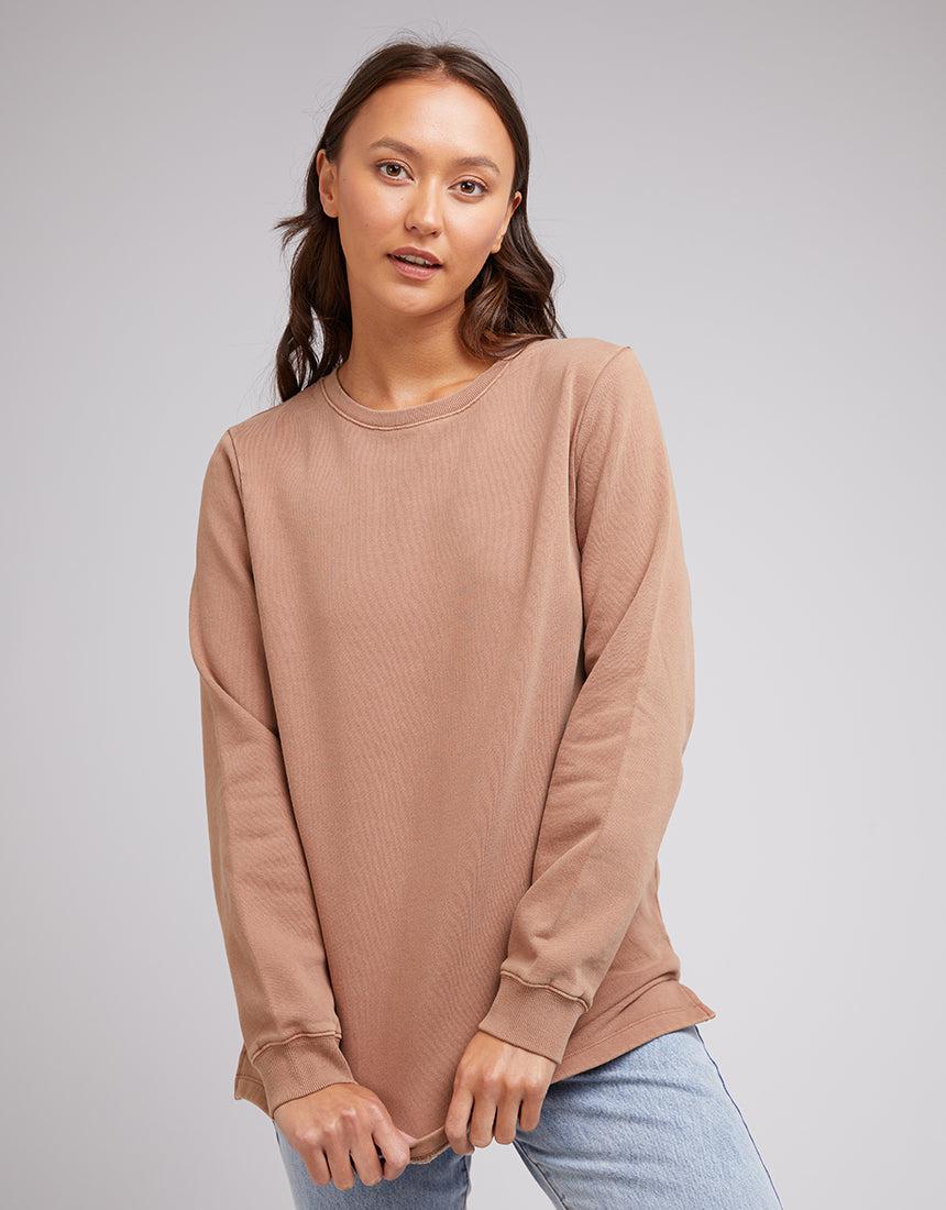 Silent Theory Ladies-Empire Crew Tan-Edge Clothing