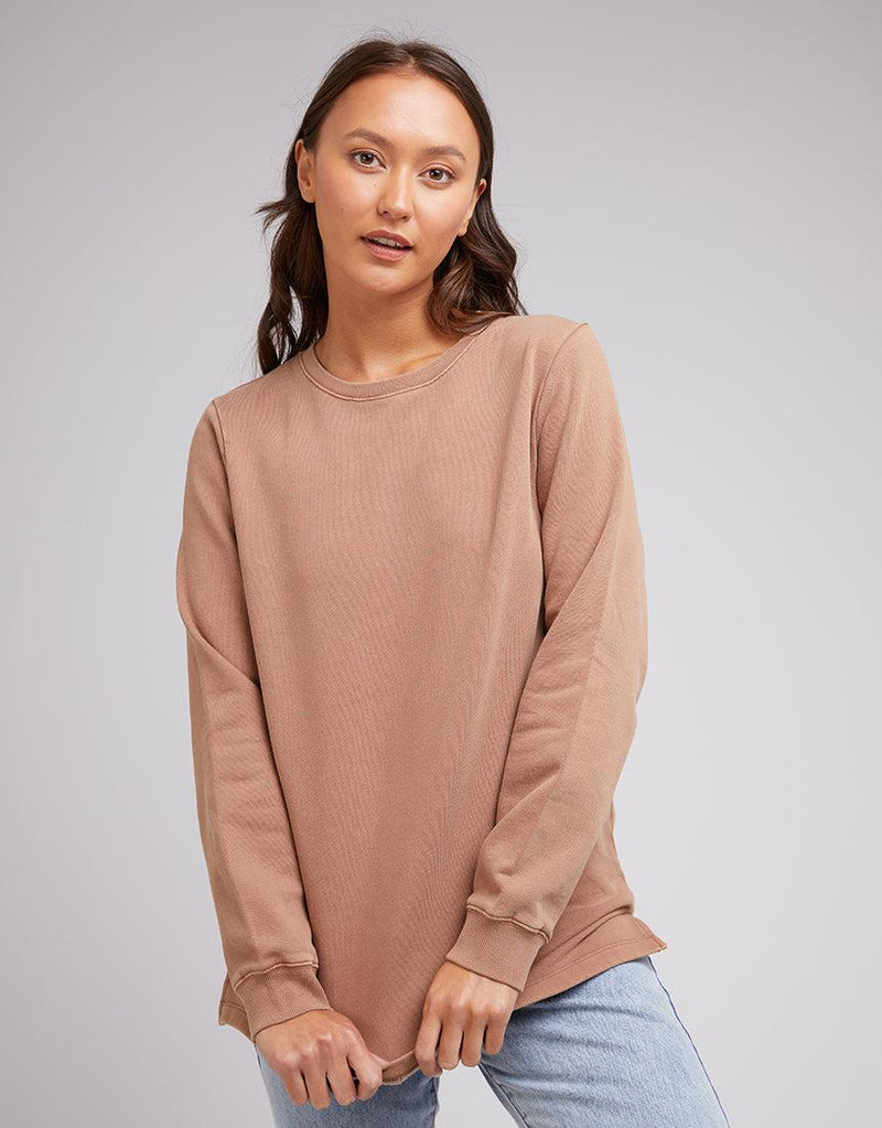 Silent Theory Ladies-Empire Crew Tan-Edge Clothing