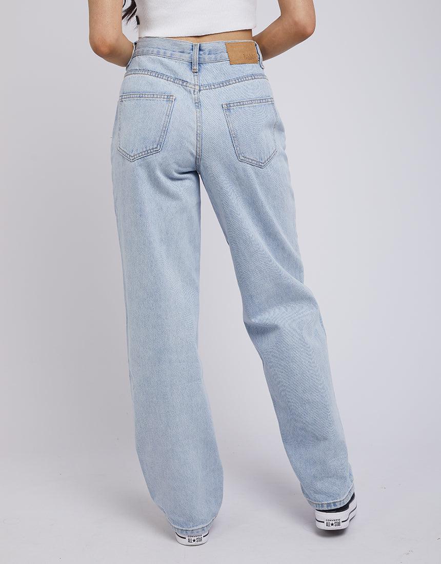 Silent Theory Ladies-Jade Baggy Jean Light Blue-Edge Clothing