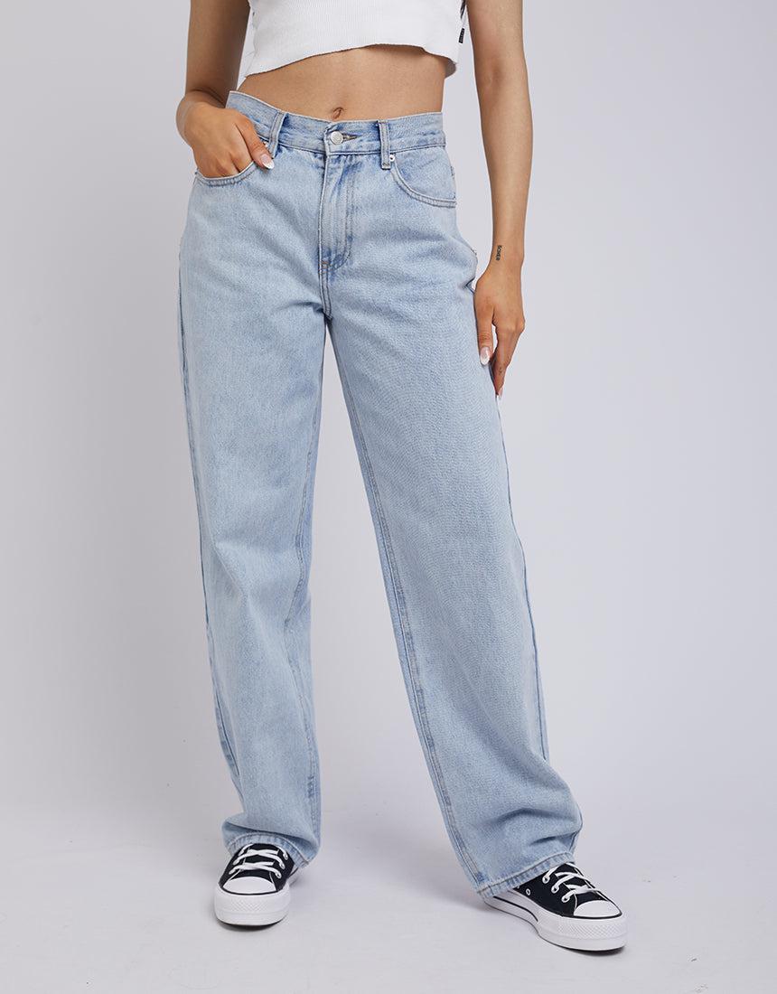 Silent Theory Ladies-Jade Baggy Jean Light Blue-Edge Clothing