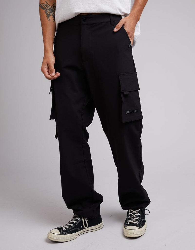 Nylon Military Cargo Pant Black, Buy Online