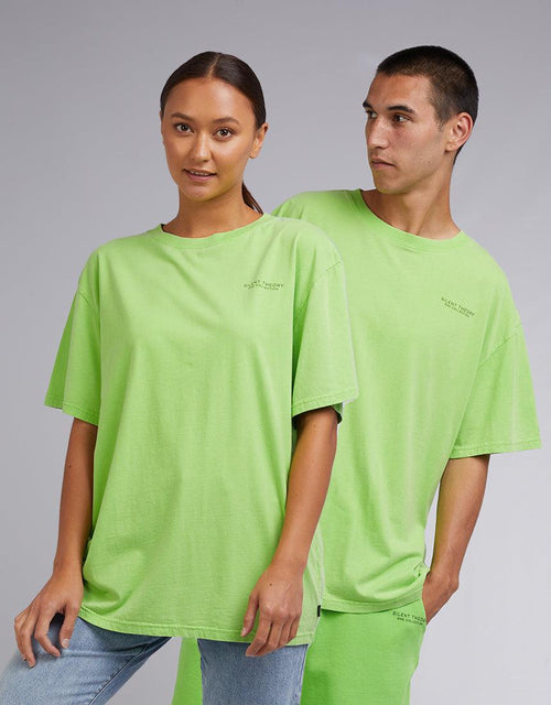 Silent Theory One-Society Tee Green-Edge Clothing