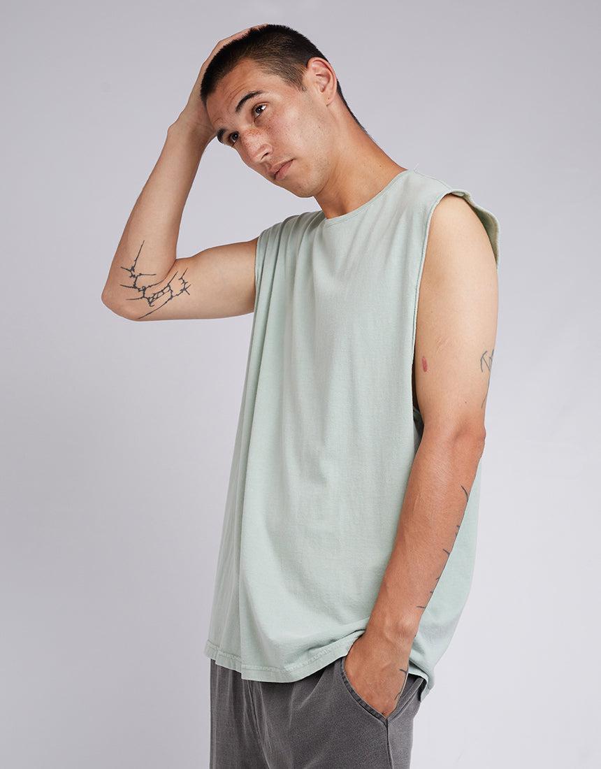 Silent Theory-Over Crotch Acid Muscle Light Green-Edge Clothing