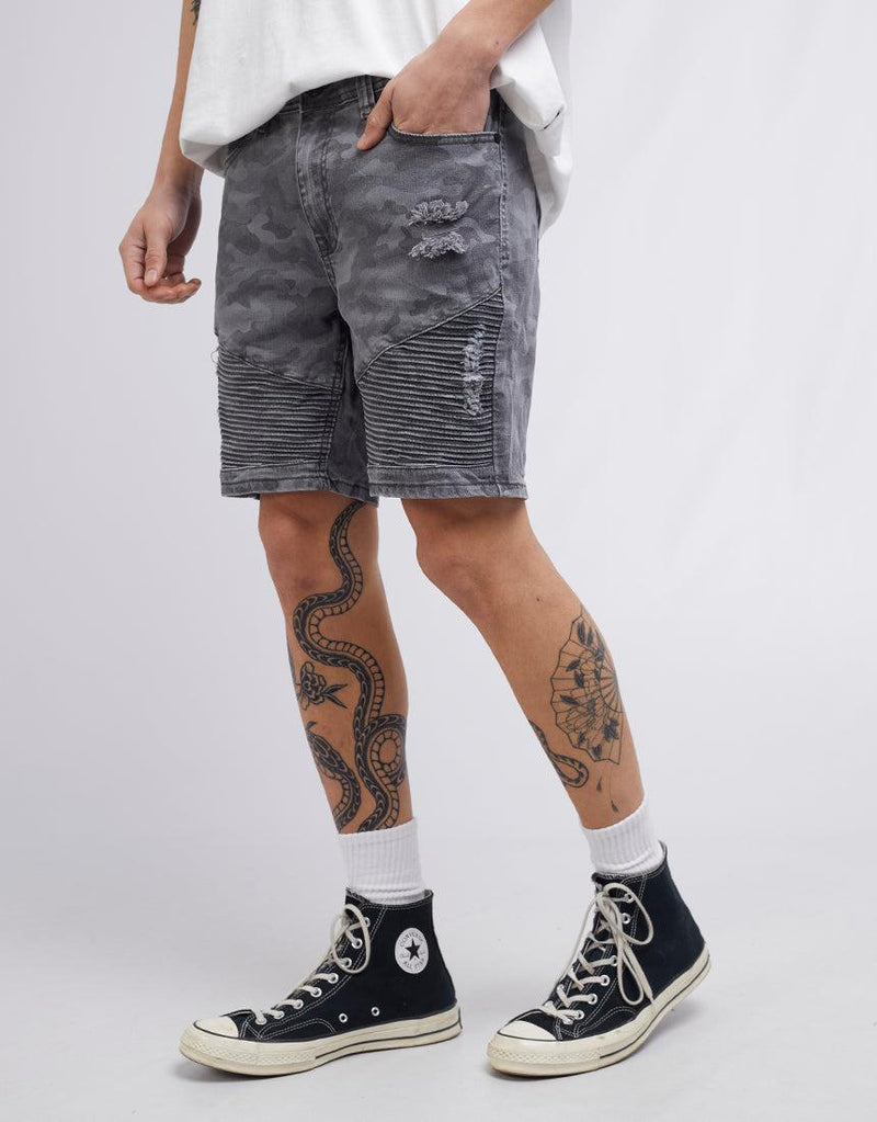 Silent Theory-Strung Out Moto Short Cammoflage-Edge Clothing