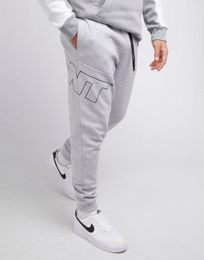 St. Goliath-Doubles Trackpant Grey Marle-Edge Clothing