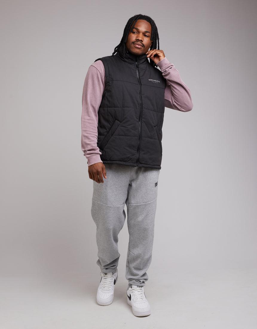 St. Goliath-Panelled Vest Black-Edge Clothing
