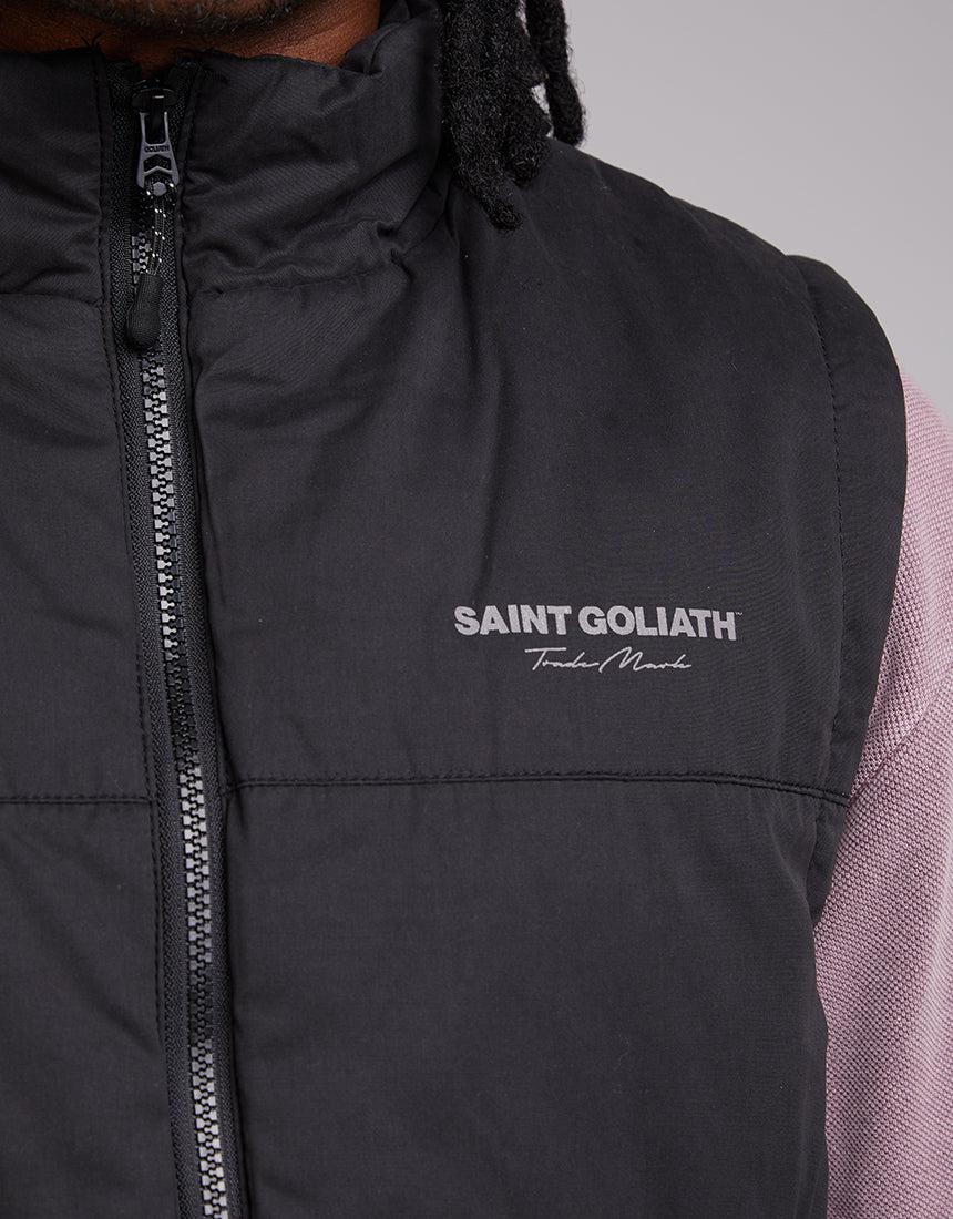 St. Goliath-Panelled Vest Black-Edge Clothing
