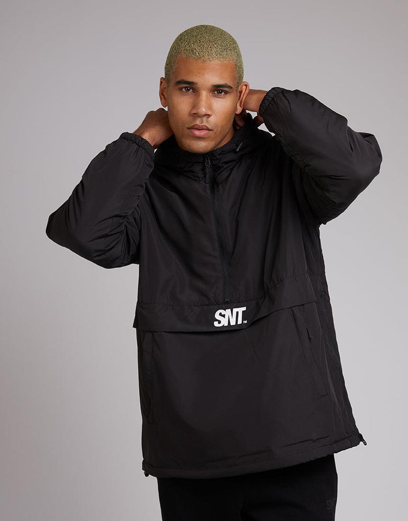 St. Goliath-Prime Pullover Jacket Black-Edge Clothing