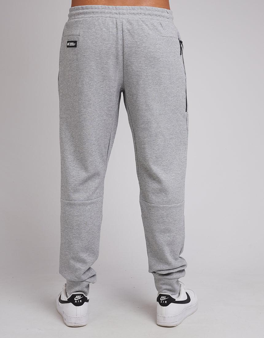 St. Goliath-Tech Track Pant Grey Marle-Edge Clothing